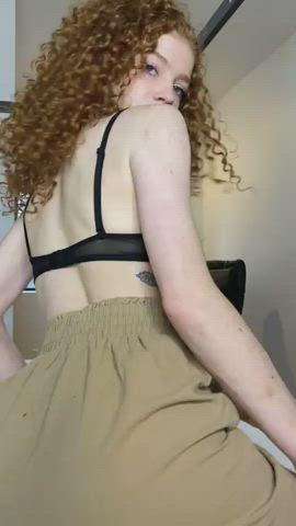 ass ass spread bending over curly hair panties pussy pussy spread redhead sensual
