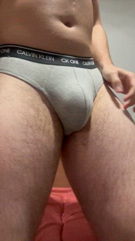 bulge tease teasing underwear gif