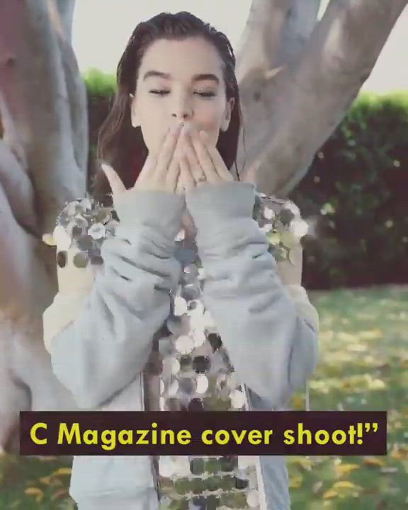 Hailee Steinfeld for C Mag Cover Shoot BTS