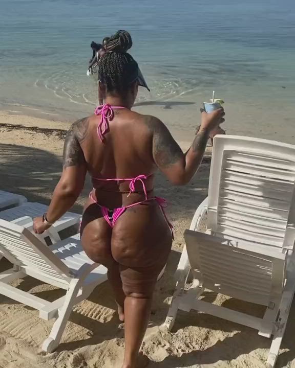 Ass BBW Booty Thick gif