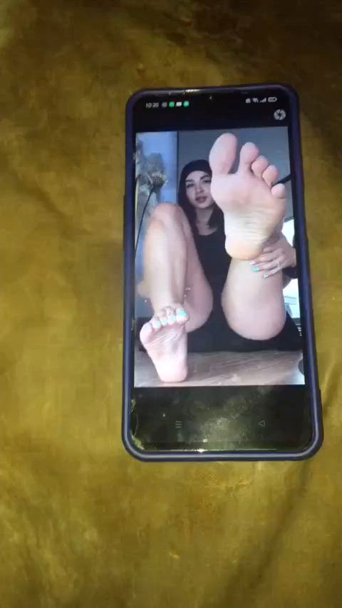 cum on feet cumshot foot fetish huge load joi sexy soles gif