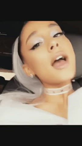 Ariana Grande Lips Lipstick Lipstick Fetish gif
