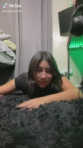 Ass Bunny Glasses Panties Thong TikTok gif