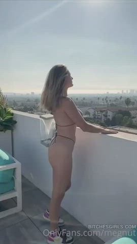 American Ass Babe Big Ass Big Tits Bikini Blonde Erect Nipples Erotic Legs Long Hair