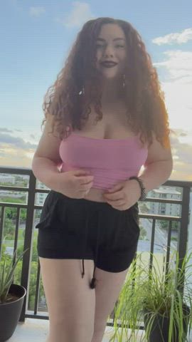 How many spankings do I need for stripping naked on my balcony?