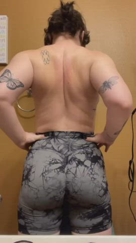 ass muscles muscular girl gif