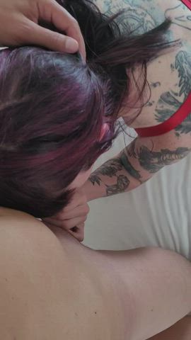 I love feeling a cock hit the back of my throat...wish I was sucking yours as well?