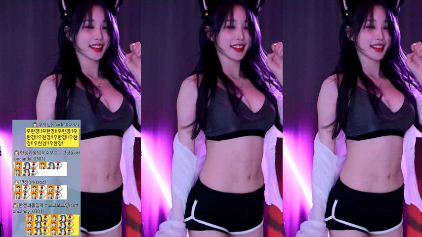 asian big tits dancing korean gif