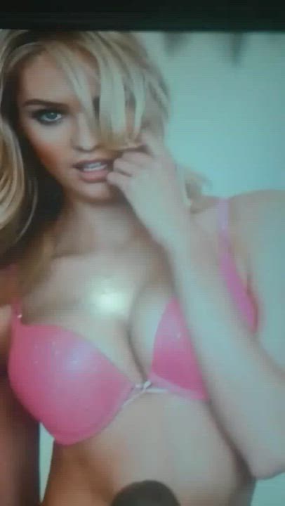 Candice Swanepoel Celebrity Cumshot Tribbing Tribute gif