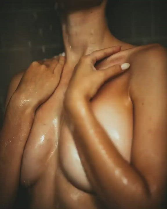 Nude Art Shower Wet gif