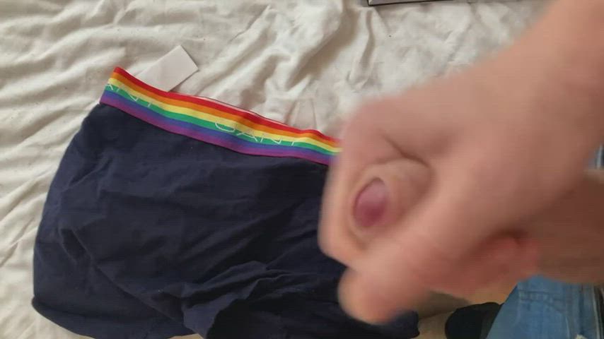 amateur cum cumshot gay homemade jerk off male masturbation penis teens twink gif