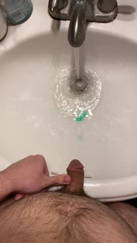 Pissing in the sink