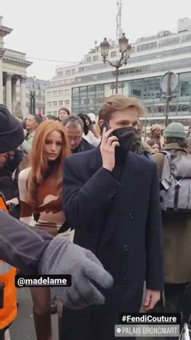 Madelaine Petsch Redhead Upskirt gif