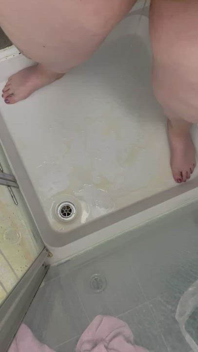 Pee Pissing Shower gif