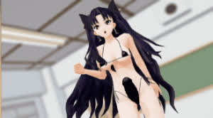 Anime Big Dick Futanari Hentai Micro Bikini Schoolgirl gif