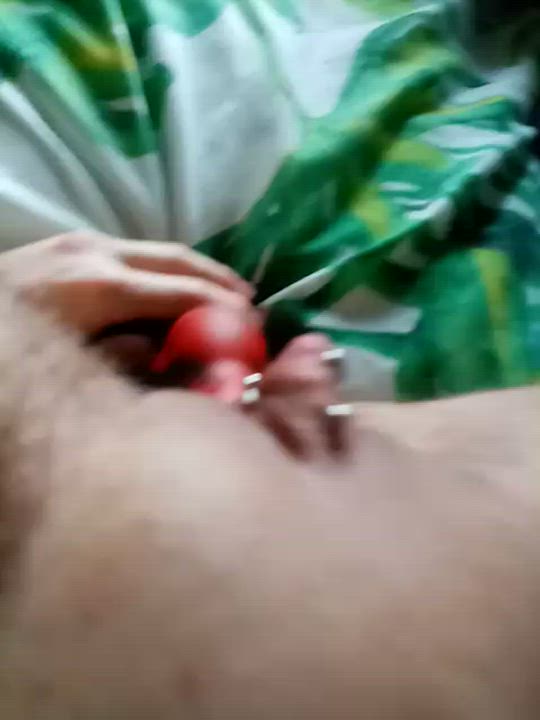 Dildo Edging FTM Kinky Pierced Riding Sex Toy Toy Trans gif
