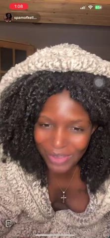 ebony nipslip tiktok gif