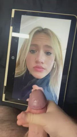 Cum Teen Tribute gif