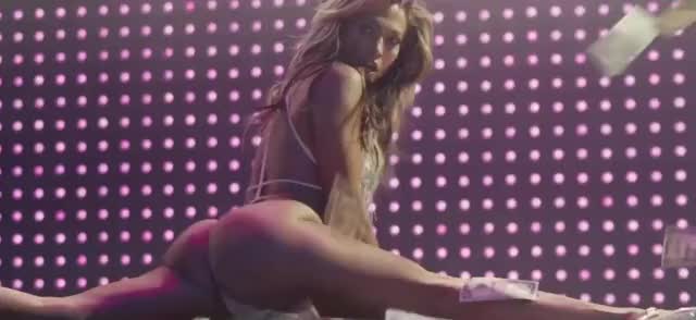 Jennifer Lopez pole dance in HUSTLERS