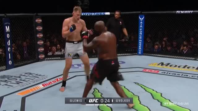 Lewis vs Volkov Knockout