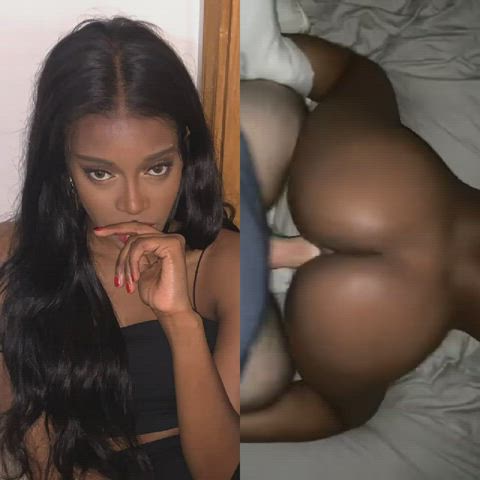 celebrity ebony interracial pussy split screen porn gif