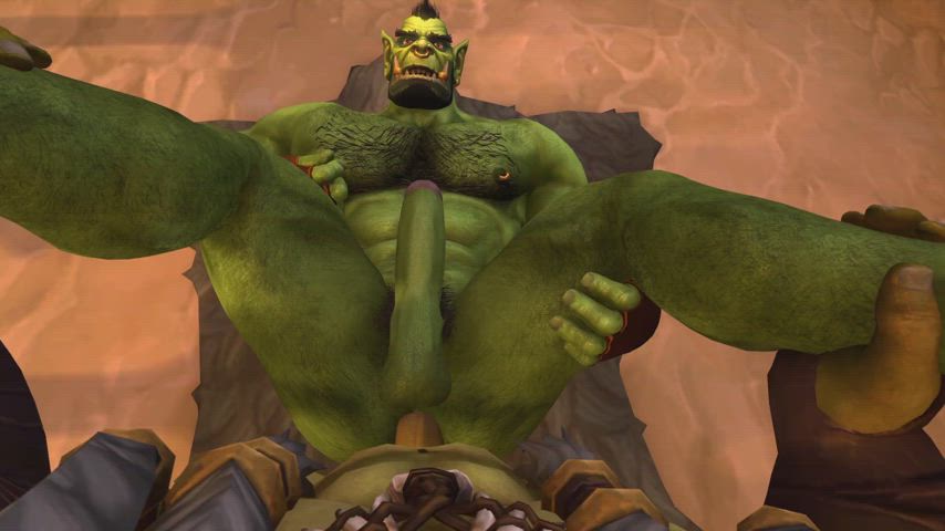 animation fantasy gay monster cock muscles orc pov rule34 sex warcraft monster-sex