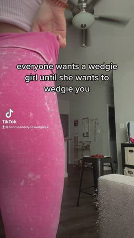 ass tiktok wedgie gif