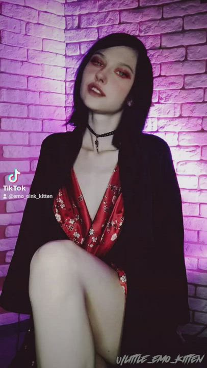 Cosplay Emo Japanese OnlyFans Stripping Striptease TikTok gif