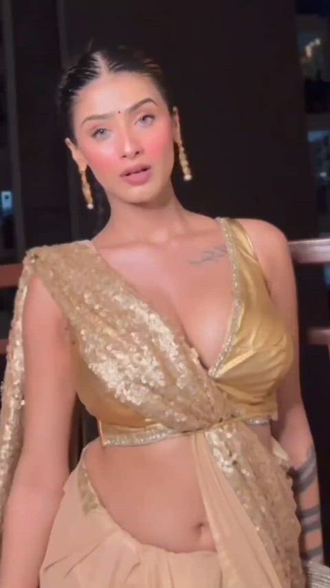 actress belly button big tits bollywood busty celebrity cleavage desi indian saree