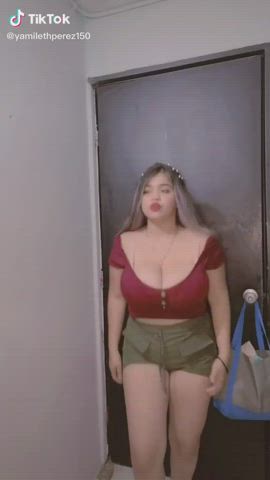 Teen Tits Titty Drop gif