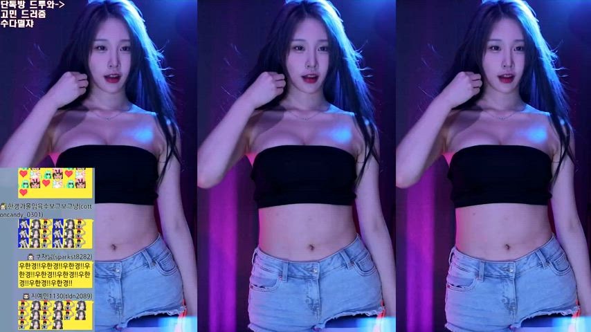 asian big tits dancing korean gif