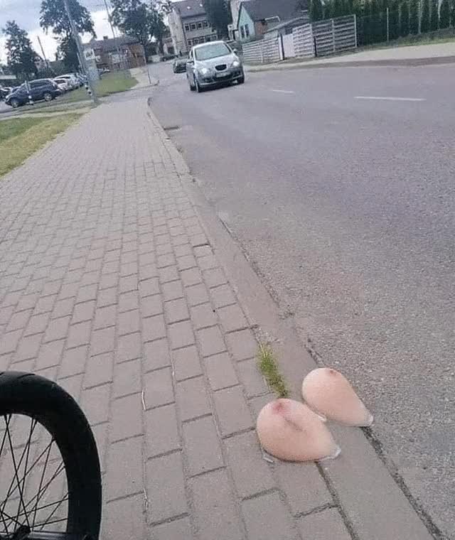 Someone dropped them on the road