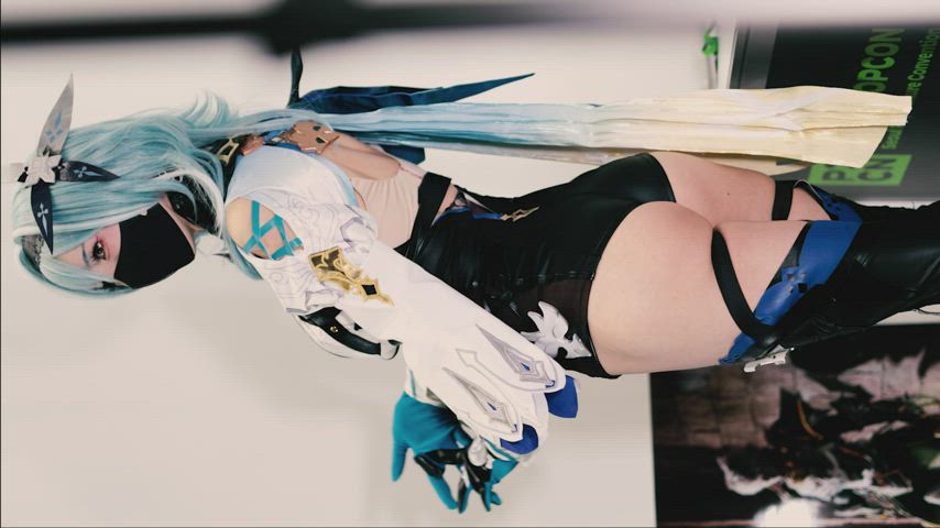 asian cosplay cute korean model gif