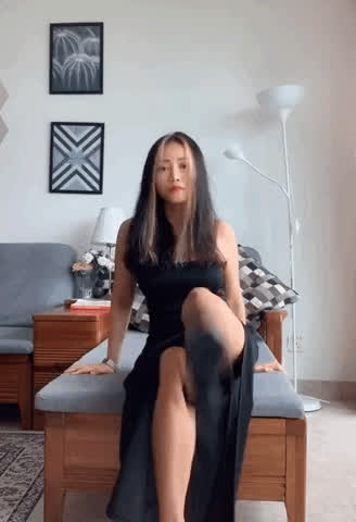 Asian Asianhotwife Cuckold Cuckquean Dress Hair Hotwife Legs Pretty gif