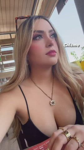 Cleavage Latina Tits gif