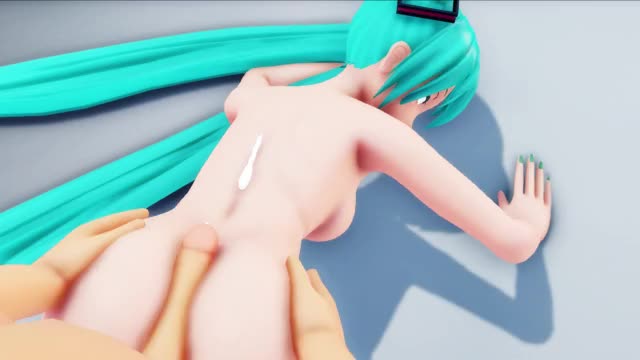 Miku (ass rub) covered