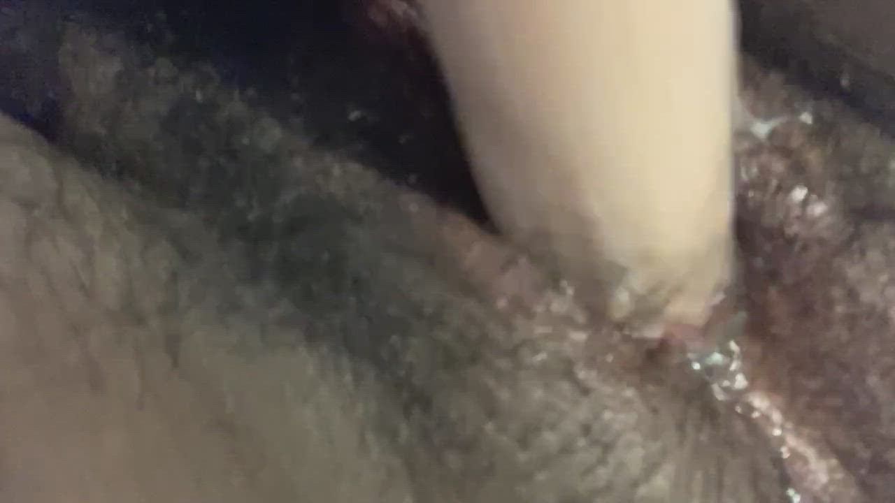Creamy Dildo FTM Masturbating Solo Squirt Wet Pussy gif