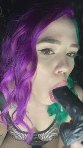 big dick big tits blowjob cumshot cute deepthroat dildo solo sucking teen gif