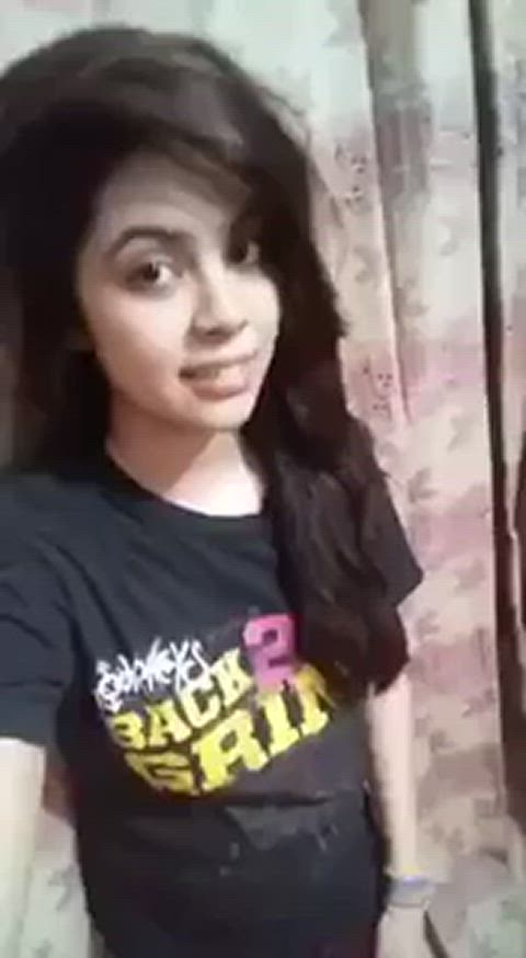 close up cute desi hindi nipples selfie smile gif