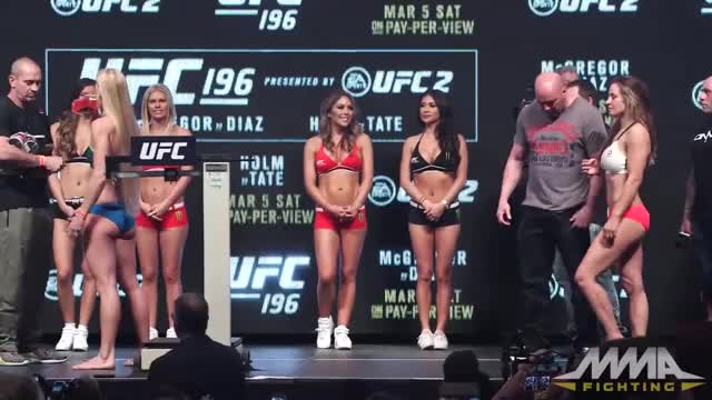 UFC 196 Weigh-Ins: Holly Holm vs. Miesha Tate