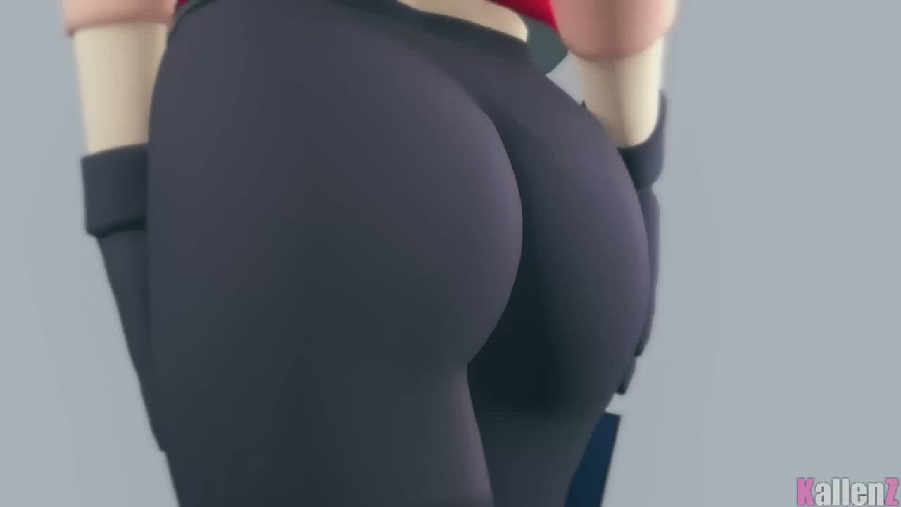 3D Animation Ass gif