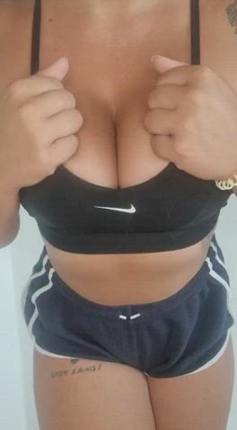 I know u always wanted to play with my boobies babe &lt;3