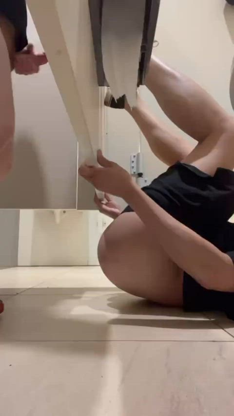 ass cock daddy dildo pants pussy riding sex sexy toilet gif