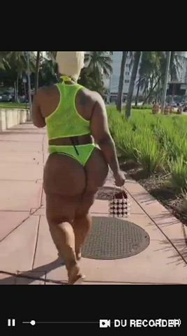 Big Ass Candid Ebony Legs Thick gif