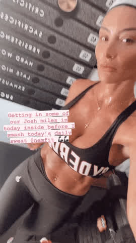 Big Tits Eva Marie Fitness gif