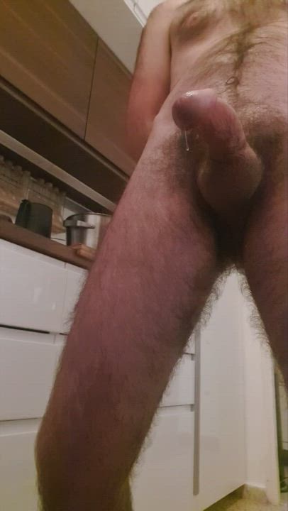 There was so much precum pouring out of my cock.. until I straight up started squirting