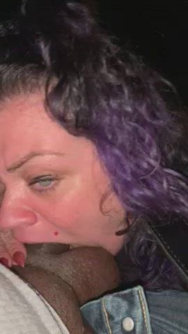 bbc bbw car deepthroat oral gif