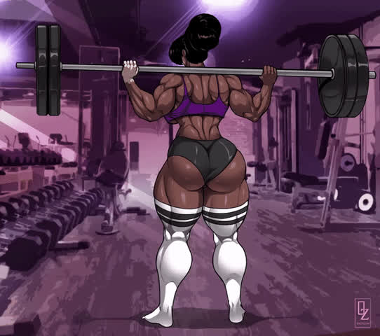 muscle girl GIF by twerktingz1