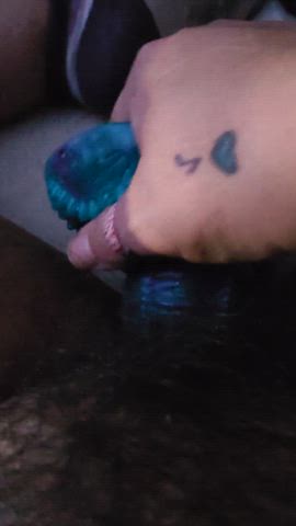 bad dragon masturbating wet pussy gif