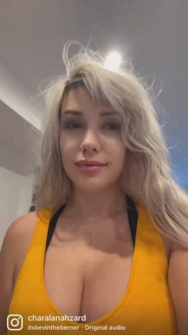 big tits blonde pretty gif